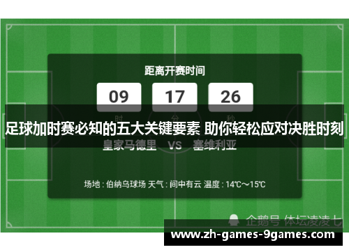 足球加时赛必知的五大关键要素 助你轻松应对决胜时刻
